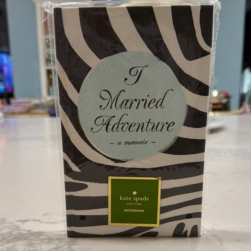 Kate Spade Black and White Memoir Notebook
